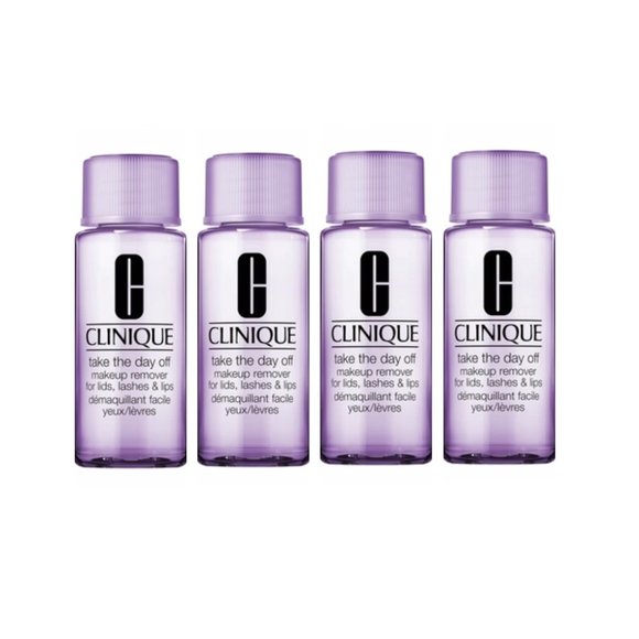 Clinique Other - CLINIQUE Take The Day Off Makeup Remover For Lids Lashes Lips Bundle of 4